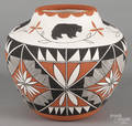 Acoma pottery olla