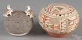 Jemez pottery seed jar