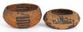 Two California Native American basketry bowls