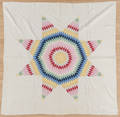 Pieced Bethlehem star quilt