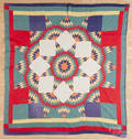 Ohio Amish patchwork star variant quilt
