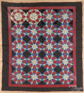 Ohio Mennonite broken star quilt