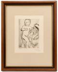 Max Pechstein Mutter und Kind Signed Etching