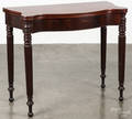 Sheraton mahogany games table
