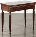 Regency mahogany games table