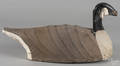 Canvas covered Canada goose decoy