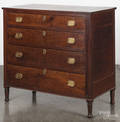 Pennsylvania Sheraton cherry chest of drawers