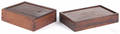 Mahogany slide lid box