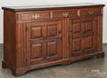 Walnut sideboard constructed from period and nonperiod elements