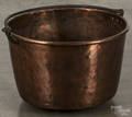 Copper apple butter kettle
