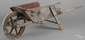 Childs painted pine wheelbarrow