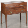 Federal inlaid walnut drop front writing desk