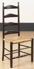 Fourslat ladderback side chair