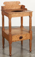 Birch onedrawer washstand