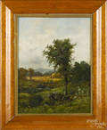 American oil on canvas landscape