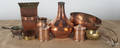 Eight assorted copperwares