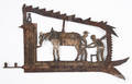 Sheet iron weathervane