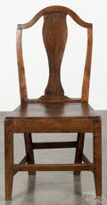 English oak dining chair
