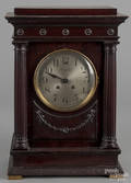 Mahogany Chelsea mantel clock