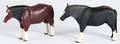 Two Pennsylvania carved and painted horses