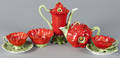 Royal Bayreuth porcelain red poppy tablewares