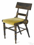Baltimore turned and painted fancy chair ca 1825