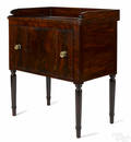 Pennsylvania or Maryland Sheraton mahogany diminutive server ca 1820