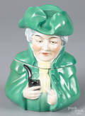 Royal Bayreuth style porcelain figural humidor