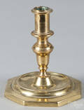 Continental brass candlestick