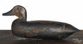 Two New Jersey carved and painted black duck decoys early 20th c