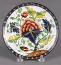 Gaudy Dutch grape pattern toddy plate