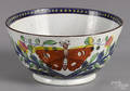 Gaudy Dutch butterfly pattern waste bowl