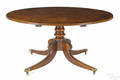 Regencystyle mahogany pedestal dining table early 20th c