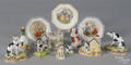 Collection of assorted Staffordshire 19th c