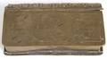 Dutch engraved brass bookform snuff box