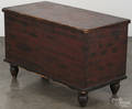 Pennsylvania painted pine blanket chest
