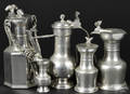 Swiss pewter flagon