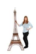 Monumental Cast Iron Eiffel Tower Garden Sculpture