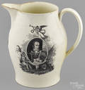 Liverpool Herculaneum earthenware pitcher early 19th c