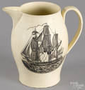 Liverpool Herculaneum earthenware pitcher early 19th c