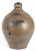 New York stoneware ovoid jug