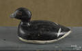 New England carved and painted goldeneye duck decoy mid 20th c