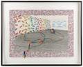 Susan Berman 1978 Surrealist Watercolor Drawing