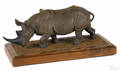 Louis Paul Jonas Studios composition sculpture of a rhinoceros