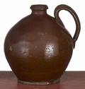 Pennsylvania redware ovoid jug