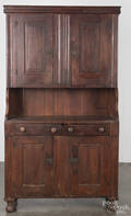 Pennsylvania pine stepback cupboard