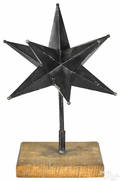 Painted tin Moravian star 19th c
