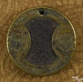 Abraham Lincoln  Andrew Johnson ferrotype political pin