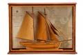 Arnie Wegner Wooden Ship Model Lake Michigan