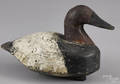 Susquehanna River carved and painted canvasback duck decoy earlymid 20th c